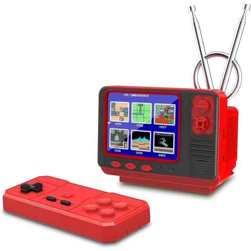 PYBGE Retro Video Game Console GV300S: 308 Built-In Classic Games, Classic Retro 3-Color Gamepad, Mini Handheld Tv-Style Game Player – Ideal for Kids & Adult Nostalgia Enthusiasts