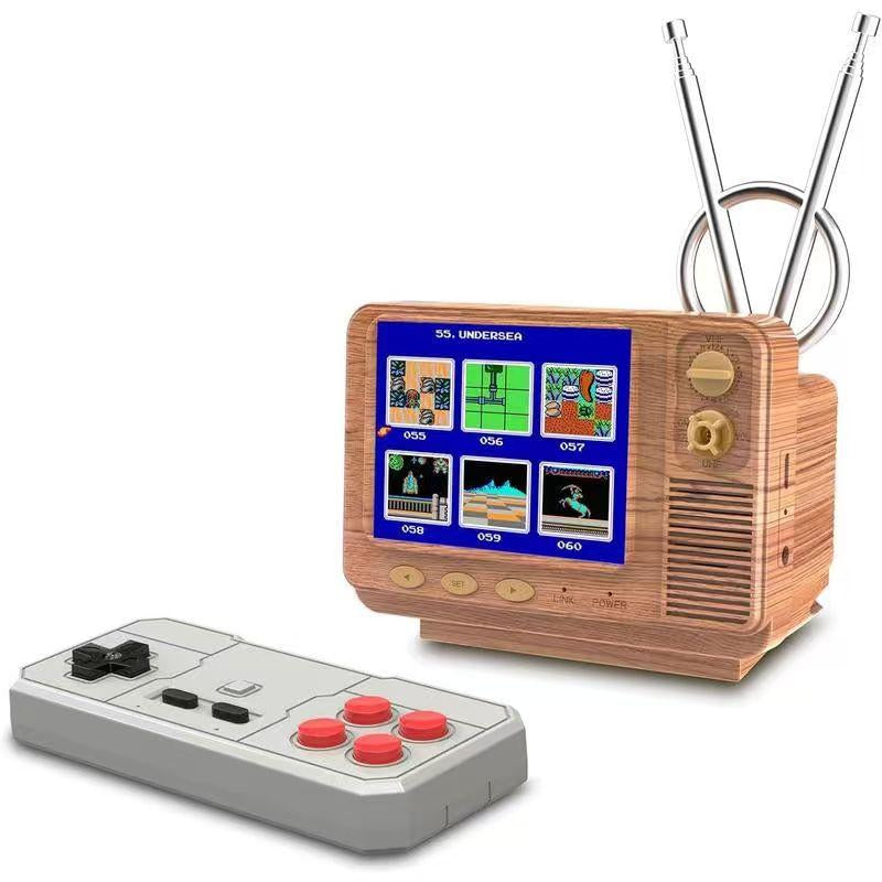 PYBGE Retro Video Game Console GV300S: 308 Built-In Classic Games, Classic Retro 3-Color Gamepad, Mini Handheld Tv-Style Game Player – Ideal for Kids & Adult Nostalgia Enthusiasts